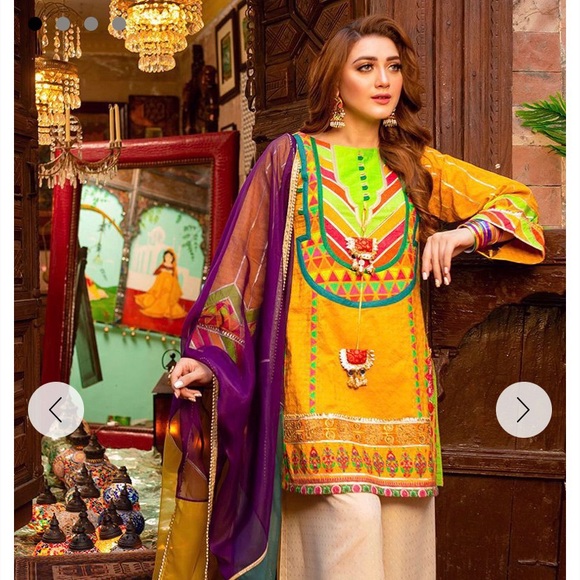 Zahra Ahmad Pakistani outfit STITCHED 3 pc - Picture 1 of 8